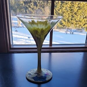 Lolita Hand-Painted Martini glass